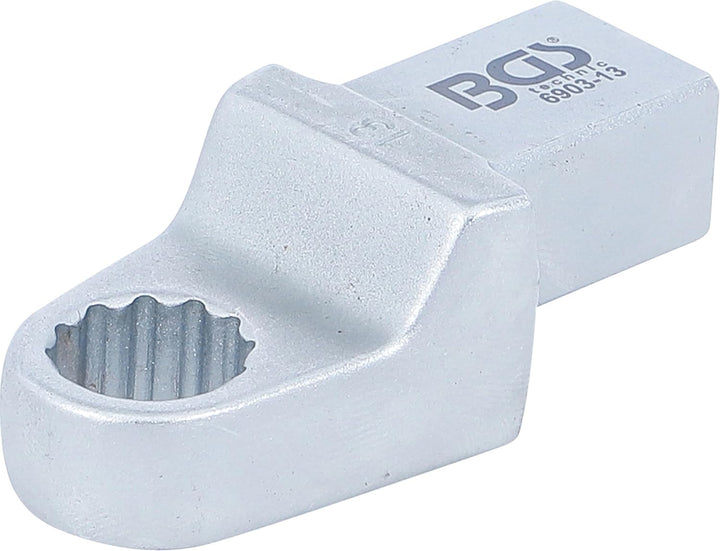 BGS 6903-13 | Einsteck-Ringschlüssel | 13 mm | Aufnahme 14 x 18 mm, 13 mm