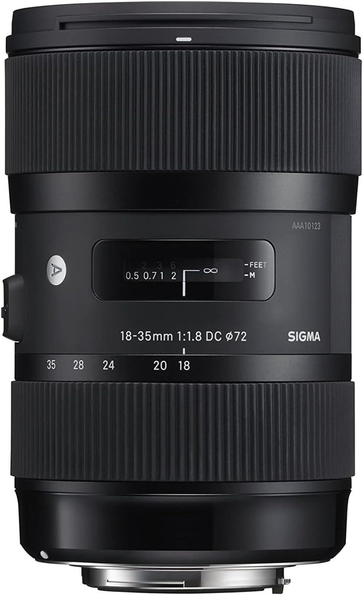 Sigma 18-35mm F1,8 DC HSM Art Objektiv für Nikon F Objektivbajonett für Nikon Single, für Nikon Sing