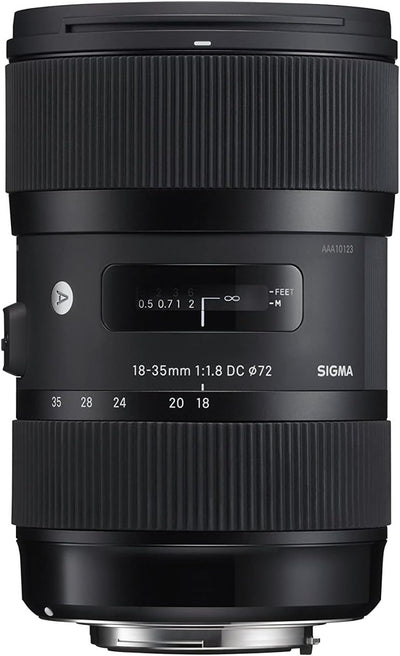 Sigma 18-35mm F1,8 DC HSM Art Objektiv für Nikon F Objektivbajonett für Nikon Single, für Nikon Sing