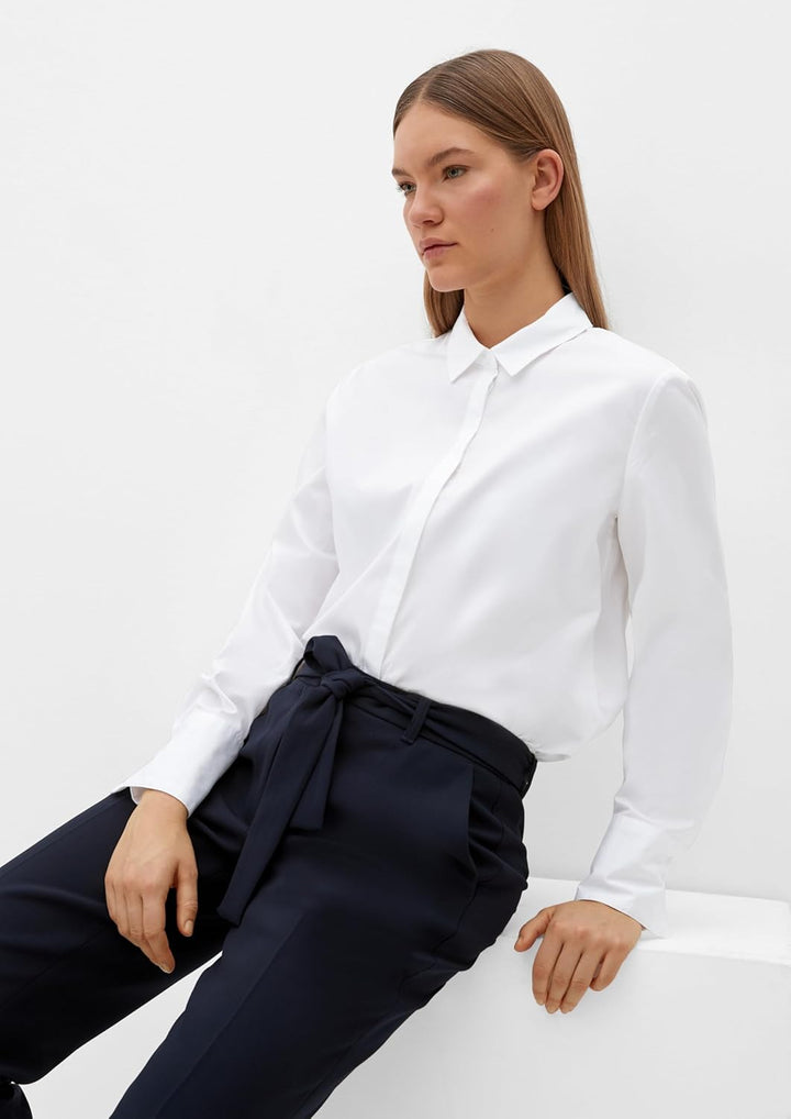 s.Oliver BLACK LABEL Bluse mit verdeckter Knopfleiste 32 0100, 32 0100