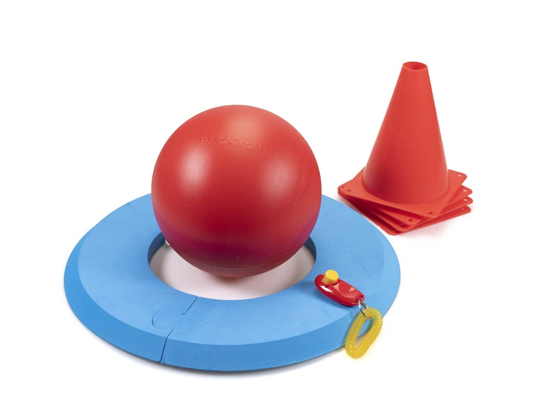 NATIV Golf Spielset für Hunde, Hundespielzeug, Agility-Set, Hundetraining