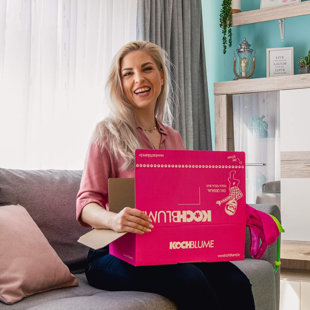 Kochblume Silikonuntersetzer Set, 4-teilig | 230°C hitzebeständig (hellblau), Hellblau