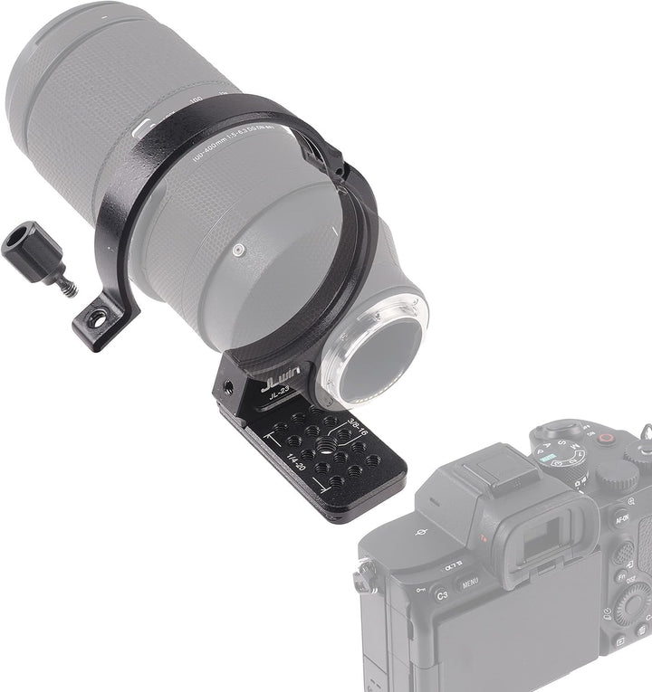 Hersmay Metall Objektiv Stativschelle für Sigma 100-400 mm F5-6.3 DG DN OS Objektiv für Sony E Mount