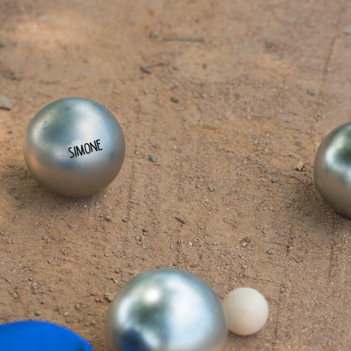 Amikado Boccia-Kugeln mit Gravur Vorname, Vorname