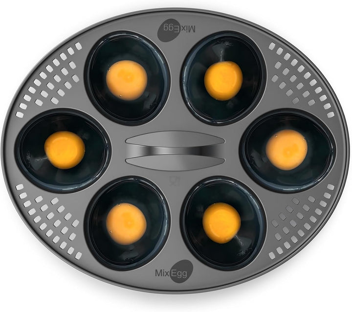 mixegg Pochiereinsatz kompatibel mit Thermomix TM6 TM5 TM31, Eierkocher Eier Pochierer, Zubehör