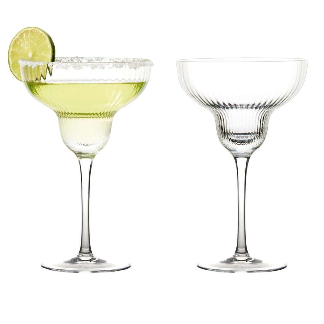 Anton Studio Designs - Empire Margarita Gläser - Cocktailgläser - Set von 2…, Transparent