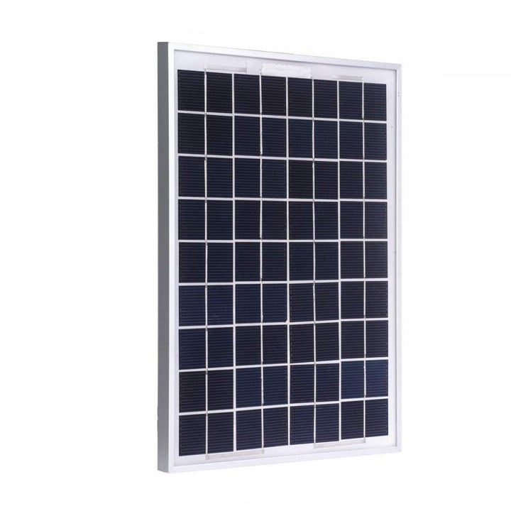 TEMPO DI SALDI Monokristallines Solarpanel, Photovoltaik, 10 W, 18 V, mit Klemmzangen