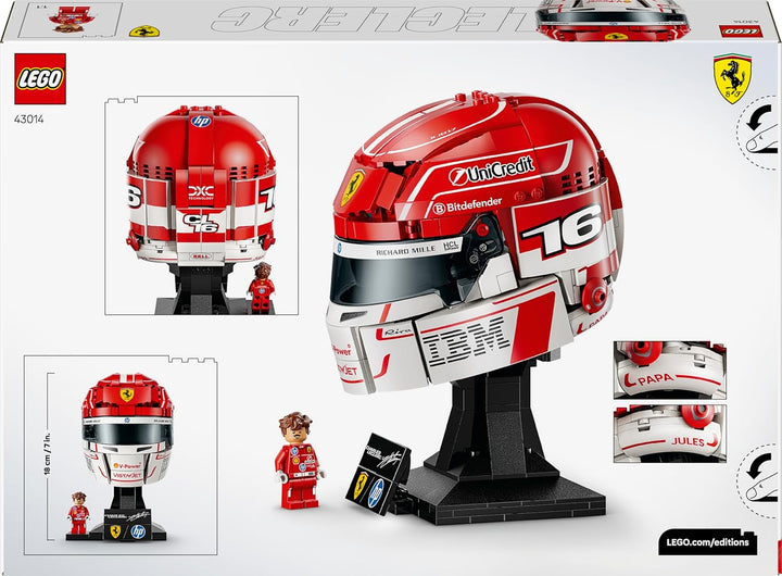 LEGO Editions Scuderia Ferrari HP Charles Leclerc Helm - F1 Merchandise - Ausstellungsmodell Bausatz