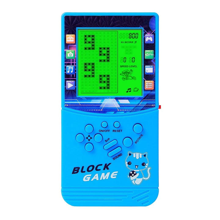 CZT Grosser Bildschirm mit grünem Licht Brick Spielkonsole Eingebautes klassisches nostalgisches Puz