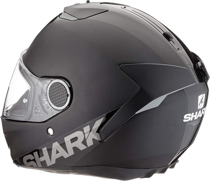 SHARK Herren Nc Motorrad Helm Schwarz/Rot, Schwarz/Rot