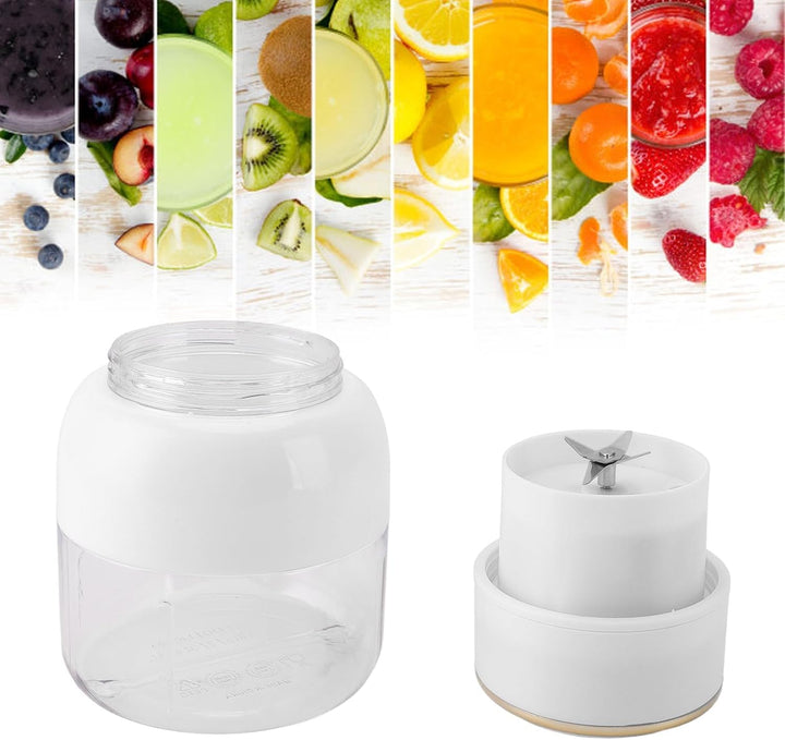 Tragbarer Mixerbecher 800 Ml Fassungsvermögen Wiederaufladbarer USB Entsafter Mixer mit Innovativem