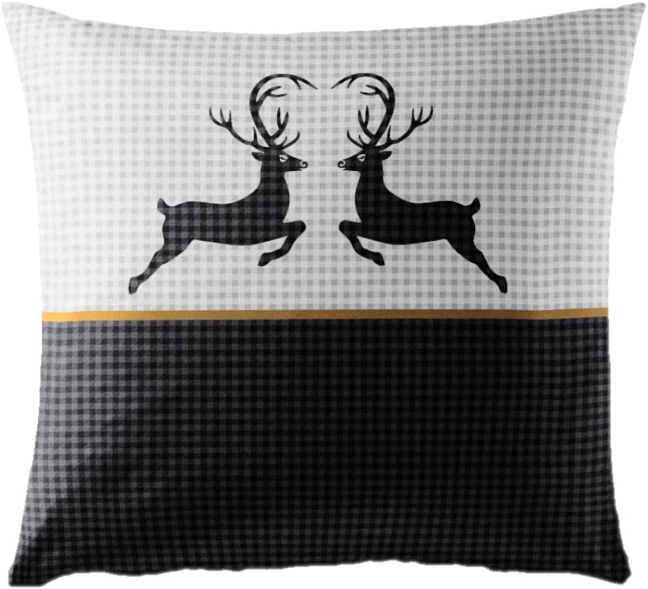 Bierbaum Bettwäsche Feinbiber Graphit Grösse 135x200 cm (80x80 cm) 135x200 + 80x80 cm Grau, 135x200