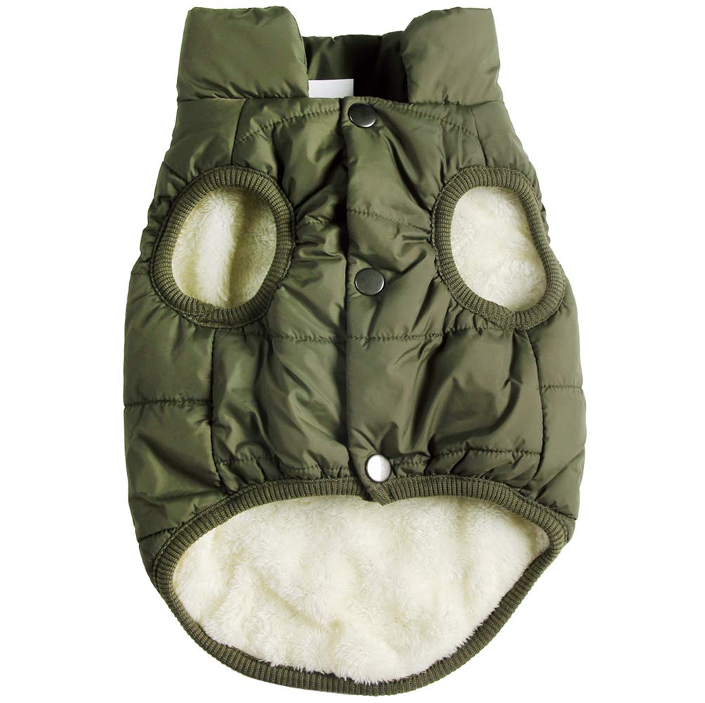 JoyDaog Fleece Hundejacke für Winter kaltes Wetter, Extra Weicher Hundemantel für Kleine Hunde, Wind