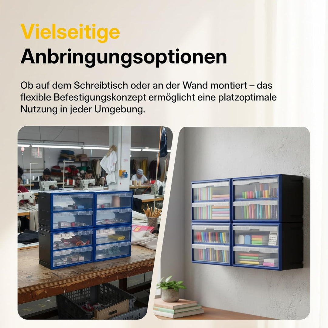 NORTHSKY Kleinteilemagazin Organizer (2 Schubladen), 2 Schubladen