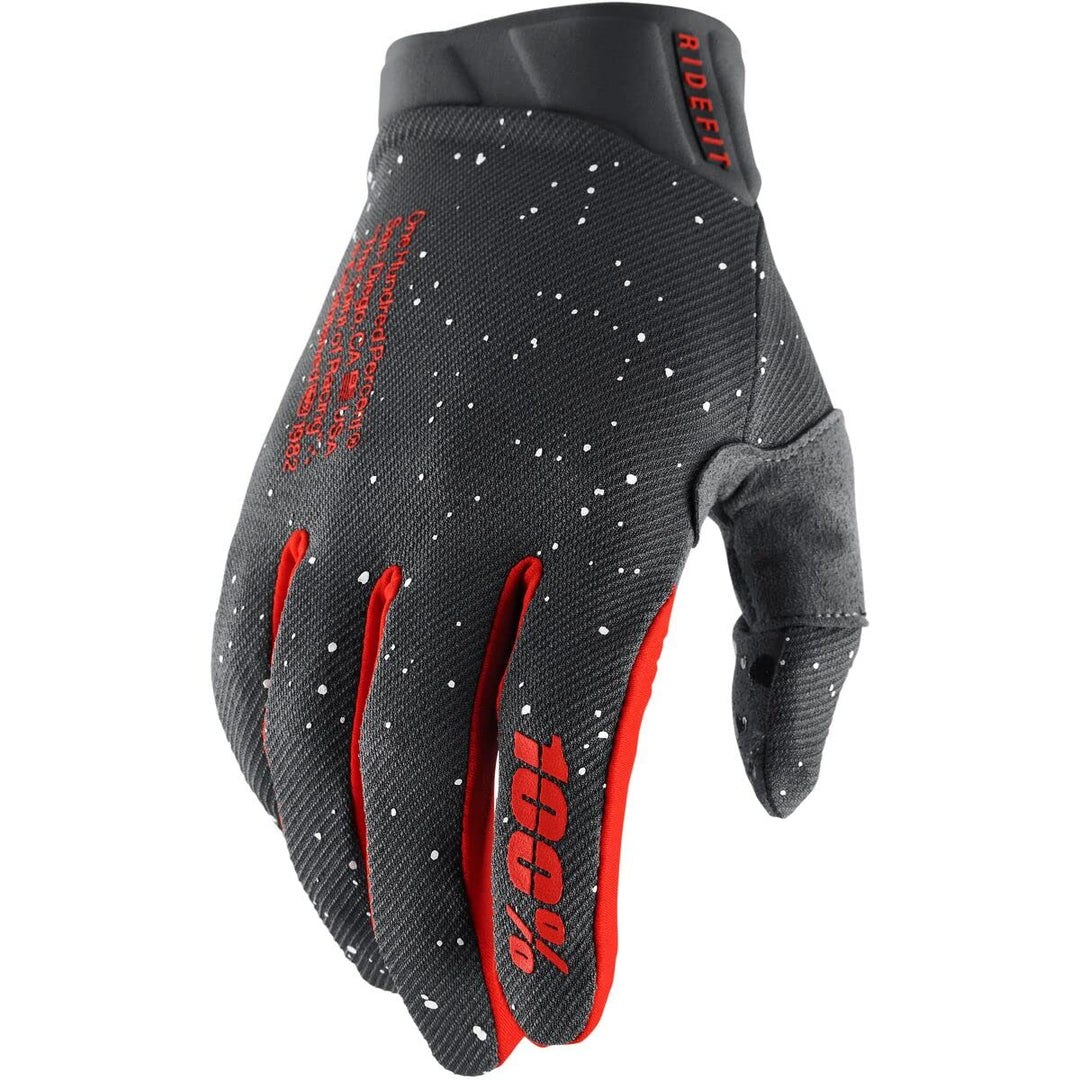 100% Ridefit Handschuh XL Schwarz, XL Schwarz