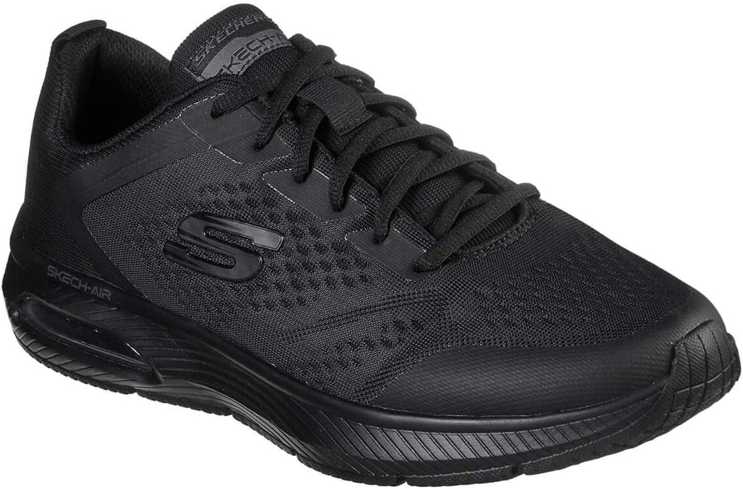 Skechers Herren Dyna-air-pellandKlassische und professionelle Schuhe 40 EU Black Mesh Synthetic Blac