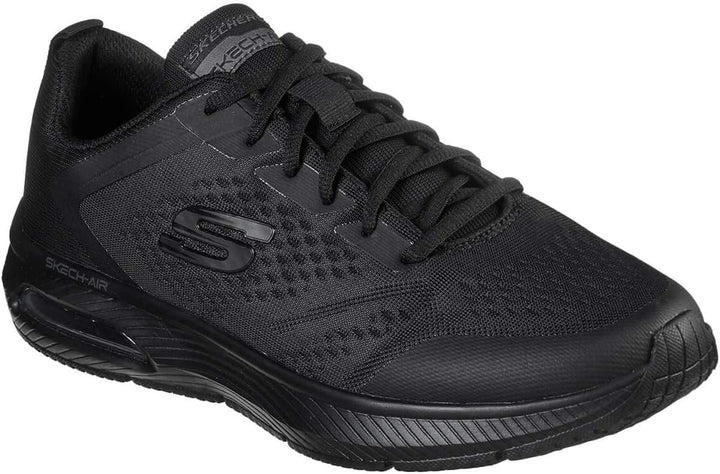 Skechers Herren Dyna-air-pellandKlassische und professionelle Schuhe 40 EU Black Mesh Synthetic Blac