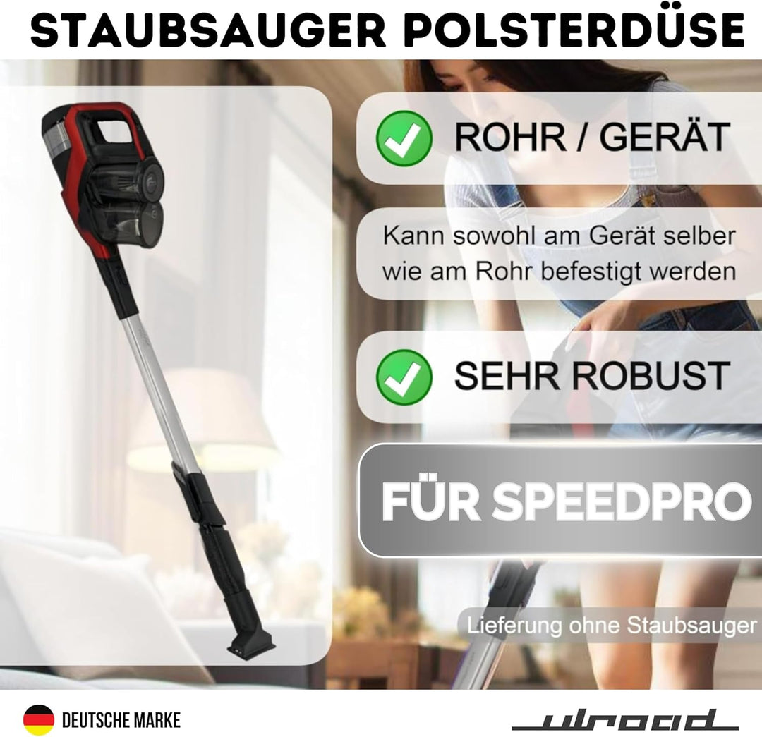 Polsterdüse kompatibel mit Philips SpeedPro Max Aqua Speed Pro Ersatzteil Staubsaugerdüse Bürste Düs