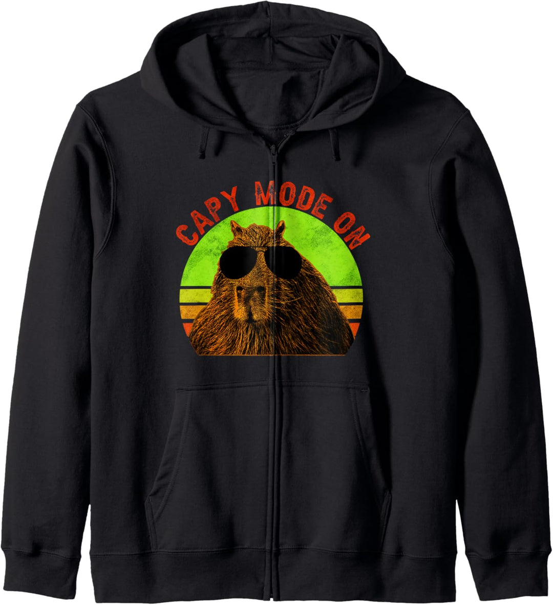 Capybaras Sonnenbrille Cabybara Kapuzenjacke