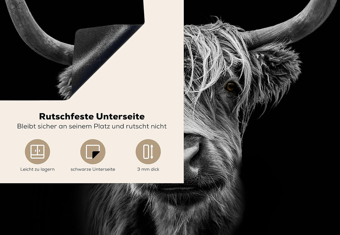 KitchenYeah© Herdabdeckplatte Einteilig Induktionsmatte Küche Abdeckung Ceranfeld Herd Abdeckplatte