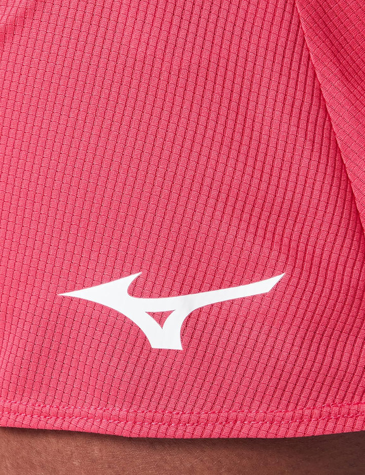 Mizuno Damen Flying Skirt Tennis-Rock M Rose Red, M Rose Red