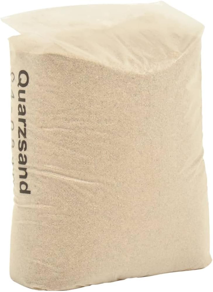 vidaXL Filtersand 25 kg 0,4-0,8 mm 0.4-0.8 mm, 0.4-0.8 mm