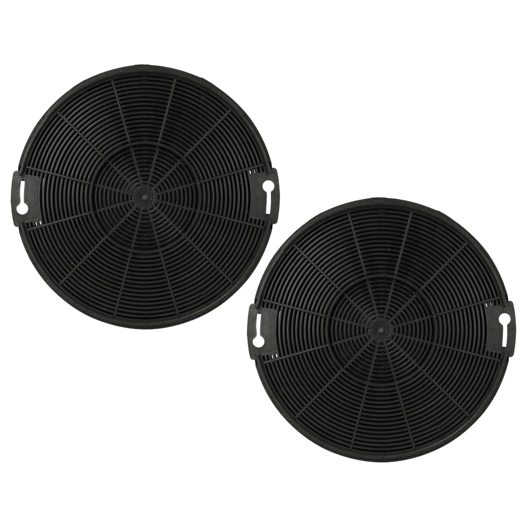 vhbw 2x Aktivkohlefilter kompatibel mit Zanussi ZHC9131X, ZHG511G, ZHC6131X, ZHG51250GA, ZHG51260GA,