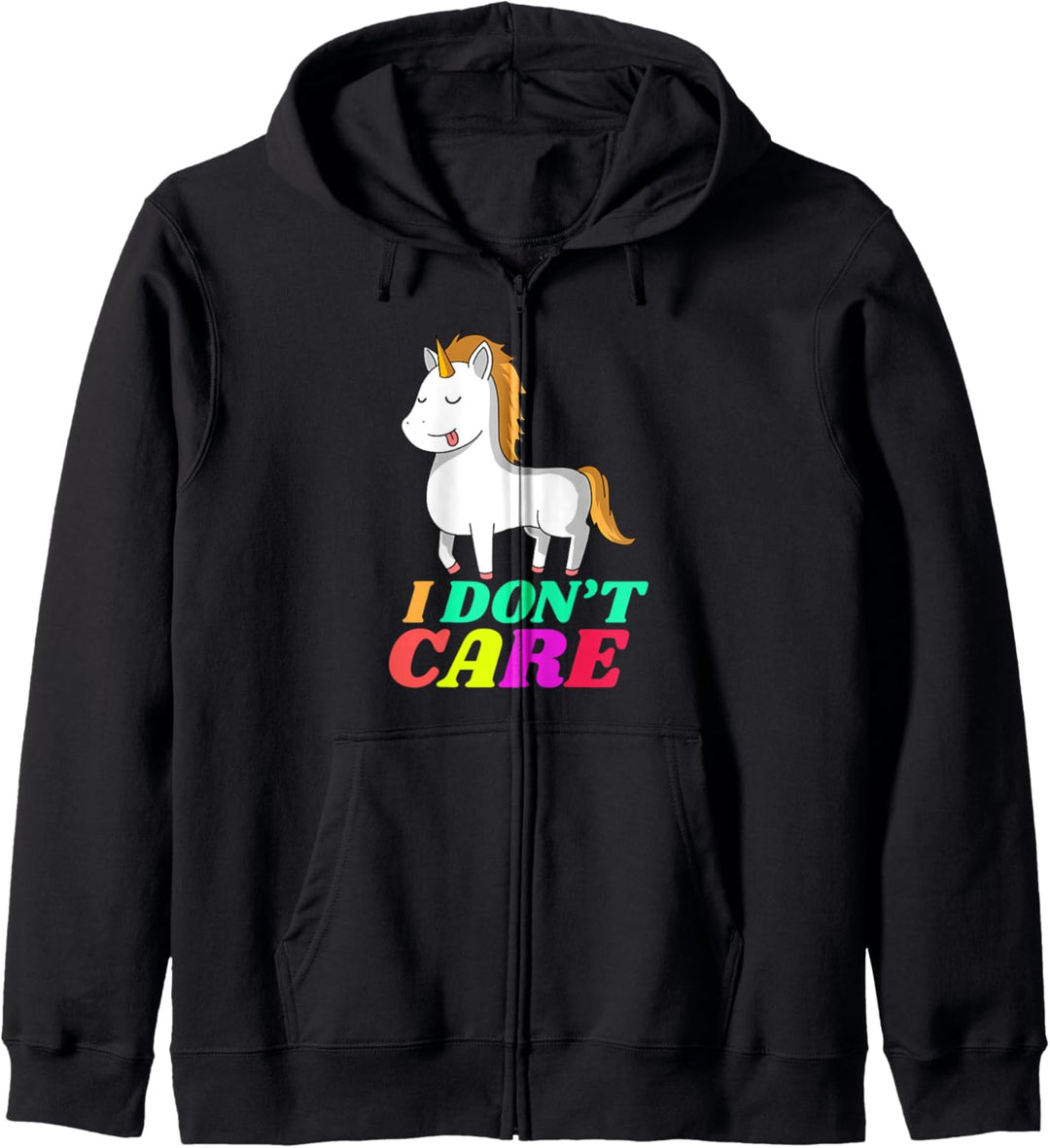 Einhorn egal es ist mir egal Kapuzenjacke