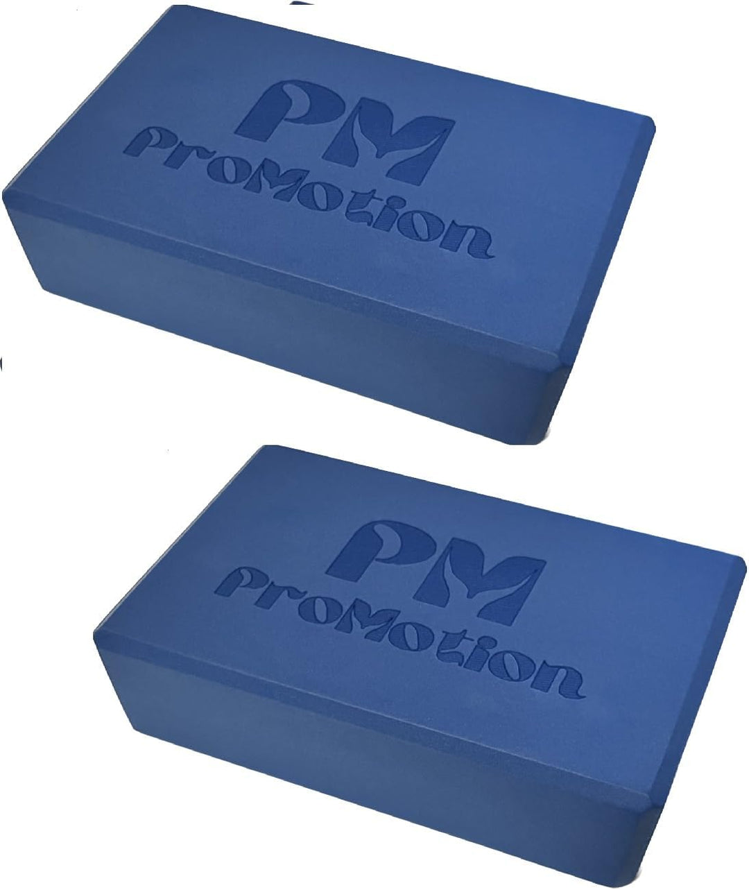 PM ProMotion Yoga Blöcke 2er Set aus Eva Schaumstoff 190g Yogaklotz Yoga oder Pilates Meditiation Fi
