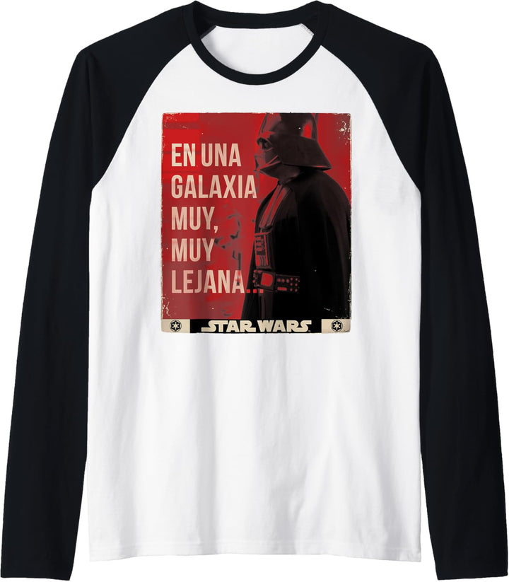 Star Wars Darth Vader Una Galaxia Red Tone Raglan