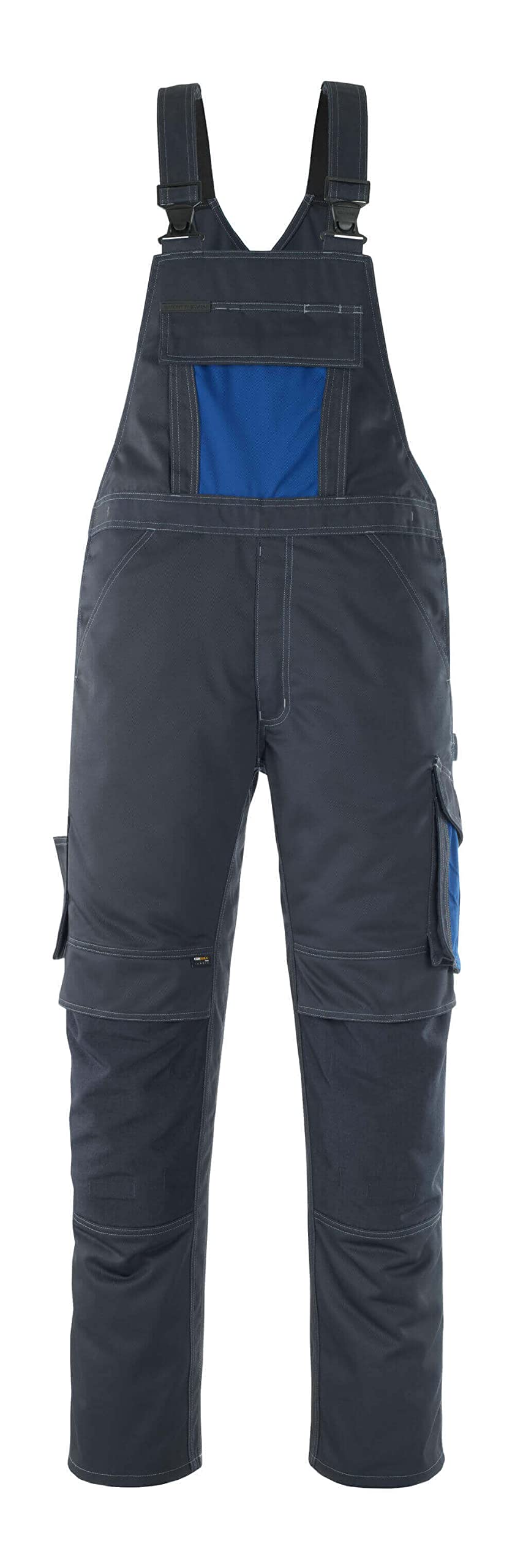 Mascot Latzhose "Leipzig", 1 Stück, L90cm/C60, schwarz/blau/kornblau, 12069203-01011-90C60 60 Schwar