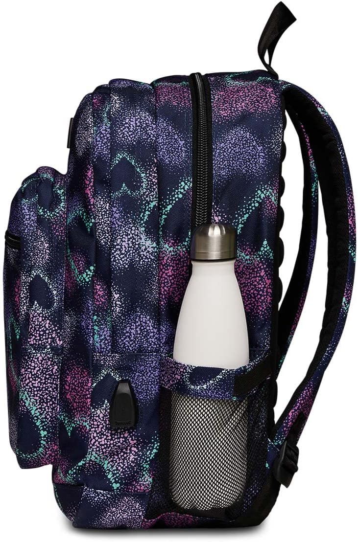 Seven Unisex Kinder Freethink Rucksack Rucksack Freethink (3er Pack) 33 x 44 x 20 cm Festival Fuchsi