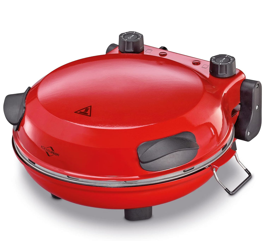 Küchenprofi Pizza Maker NAPOLI, mit Pizzastein, für Ø 36 cm Pizzen in 4 Min, 1200 Watt, stufenlose T