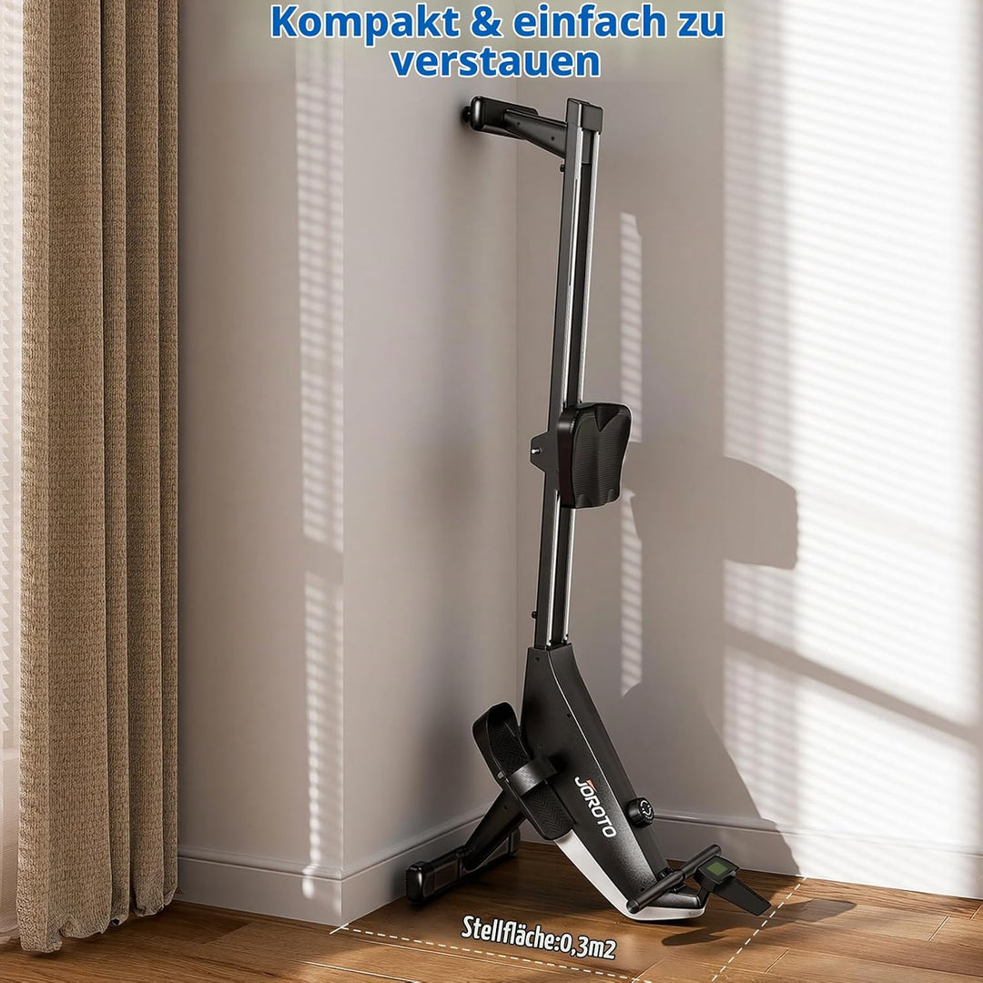 JOROTO Rudergerät für Zuhause – Leiser Magnetwiderstand | Kompatible App | 16 Widerstandsstufen | Du