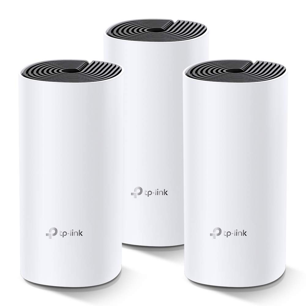 TP-Link Deco M4 Mesh WLAN Set (3er Pack), AC1200 Dual Band Router & Repeater, 2x Gigabit Ports für j