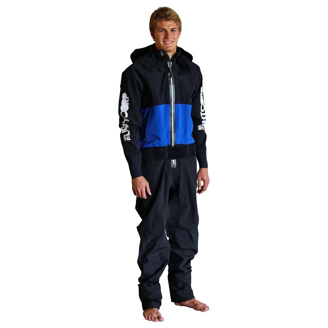 LIGHT Board Corp Unisex – Erwachsene Drysuit Lightboardcorp, Black/Blue, L