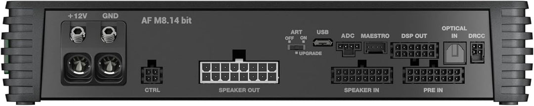 Audison AF M8.14 bit – 8-Kanal-Verstärker mit integriertem 14-Kanal-DSP, 8x140W RMS @ 2 Ohm für komp