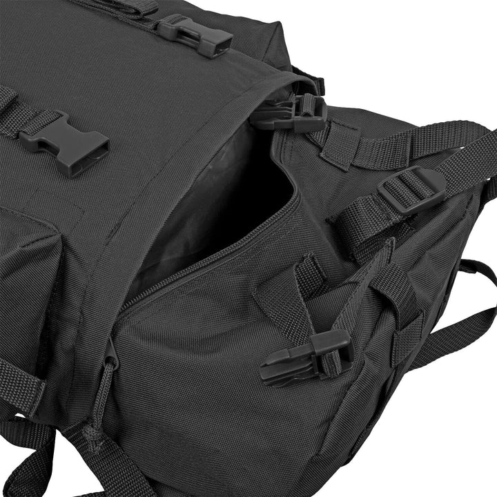 Bundeswehr Kampfrucksack 65 Liter Modell BW Rucksack Schwarz, Schwarz