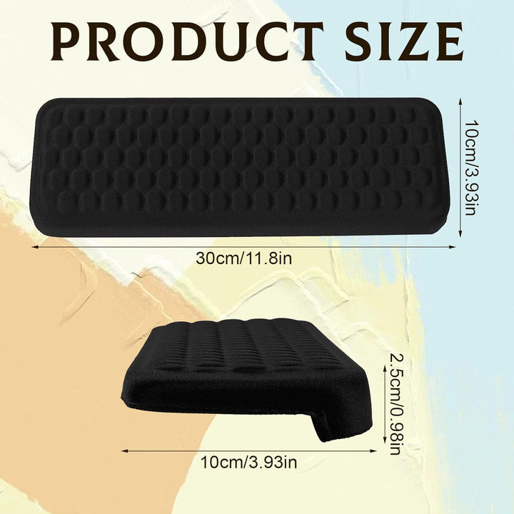 2 Stück Armauflage Schreibtisch,L-Förmige Ellenbogenauflage und Handgelenkauflage,Memory Foam Schrei