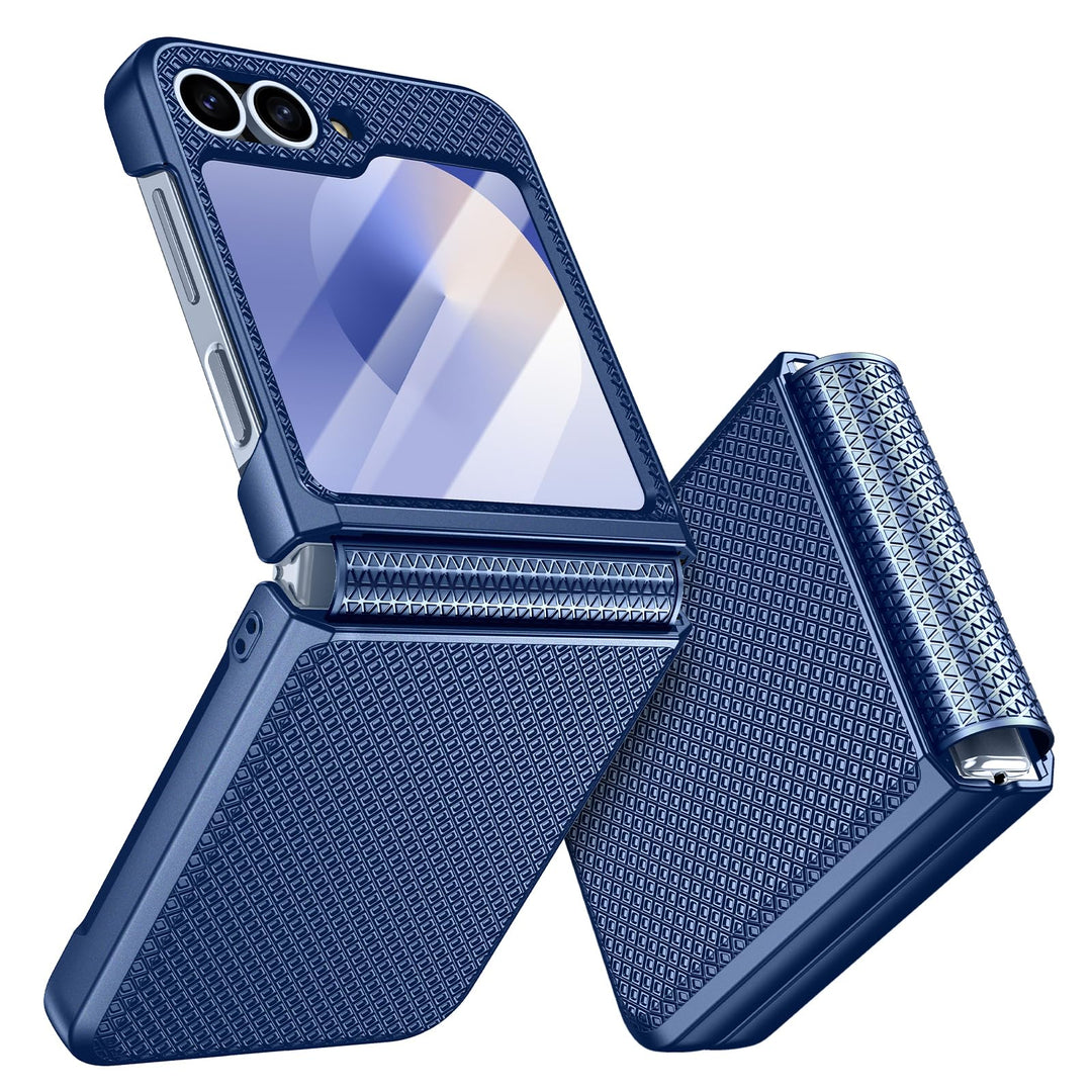 Doeshine für Samsung Galaxy Flip 6/Z Flip 7 FE Hülle [Not for Flip 7] mit Scharnierschutz & Displays