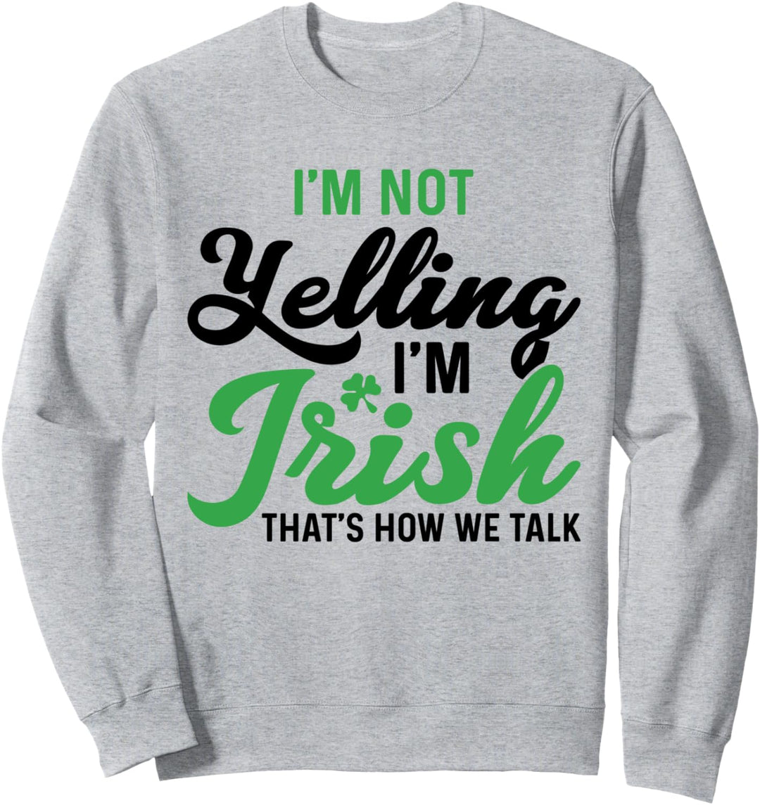 Irisch Irland Irischer Dialekt Irische Sprache Flagge Sweatshirt