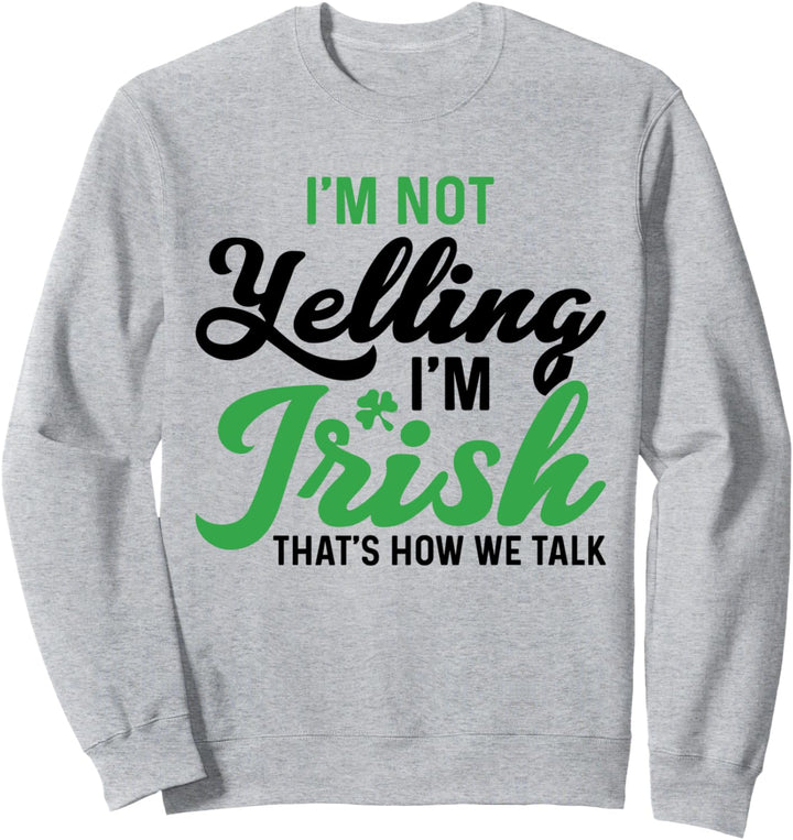 Irisch Irland Irischer Dialekt Irische Sprache Flagge Sweatshirt