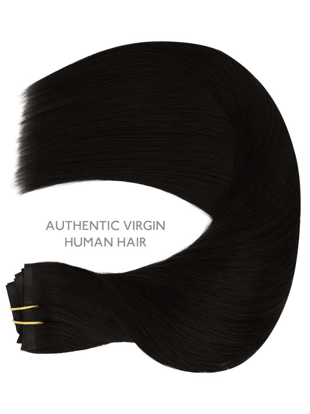 Nahtlose Clip In Extensions Echthaar, 50cm 7pcs 150g Tief Schwarz Echthaar Extensions Clip Remy Natü