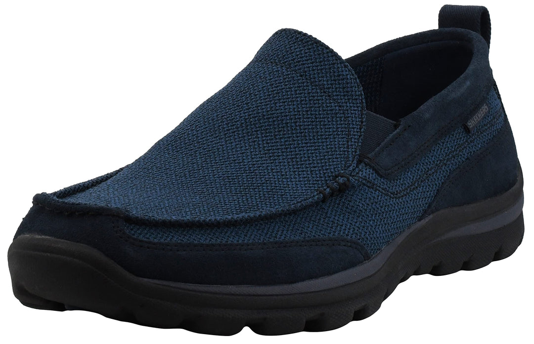 Skechers Herren Superior milfordSneaker 41 EU Marineblau Schwarz, 41 EU Marineblau Schwarz