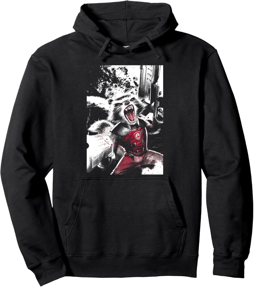 Marvel Rocket Guardians of the Galaxy Roar Pullover Hoodie
