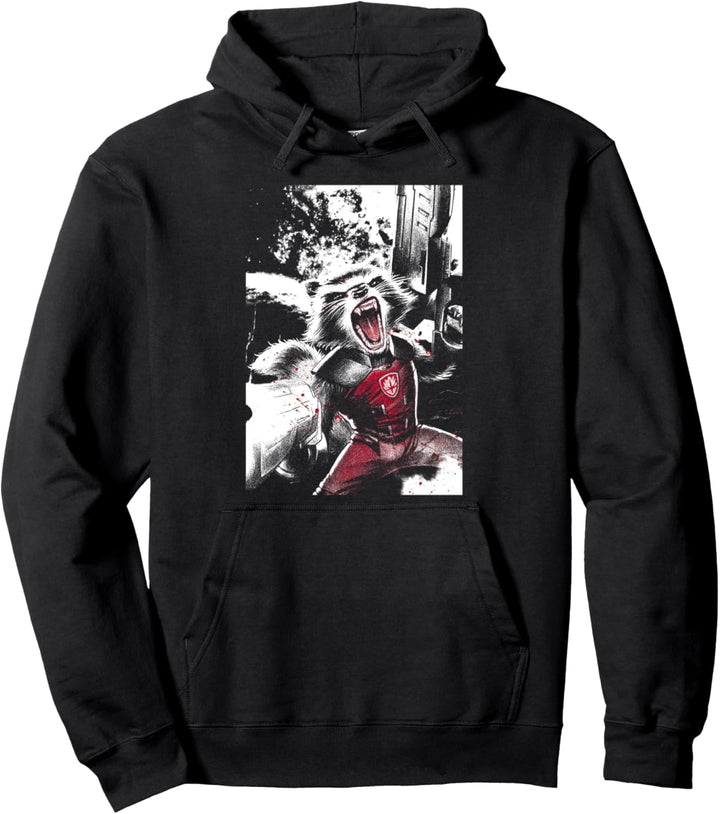 Marvel Rocket Guardians of the Galaxy Roar Pullover Hoodie