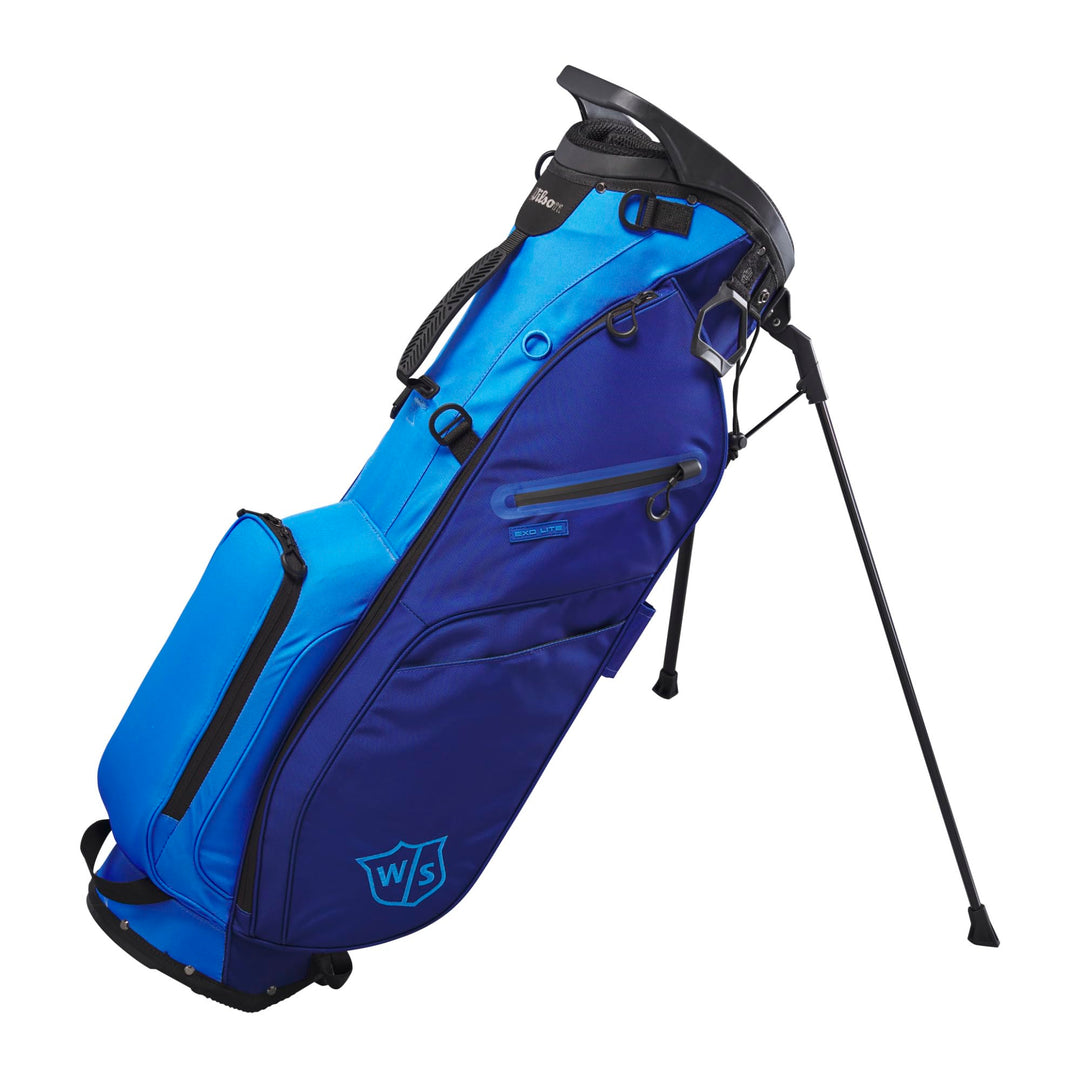 Wilson Unisex-Adult Exo Lite Golf Club Bag NS Dark Blue/ Light Blue, NS Dark Blue/ Light Blue