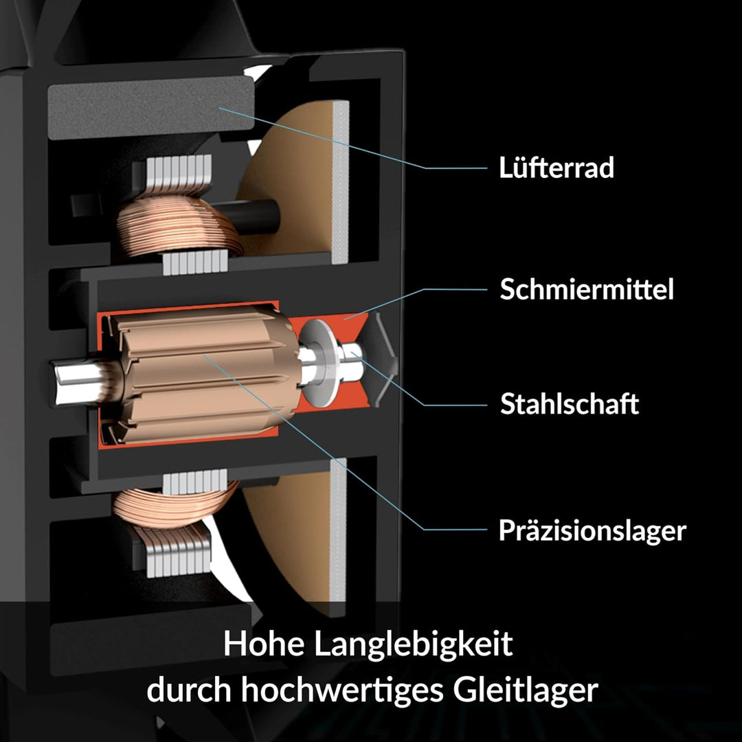 ARCTIC P12 Max - PC Lüfter, High-Performance 120 mm Gehäuselüfter, PWM-gesteuerte 400-3300 rpm, Opti