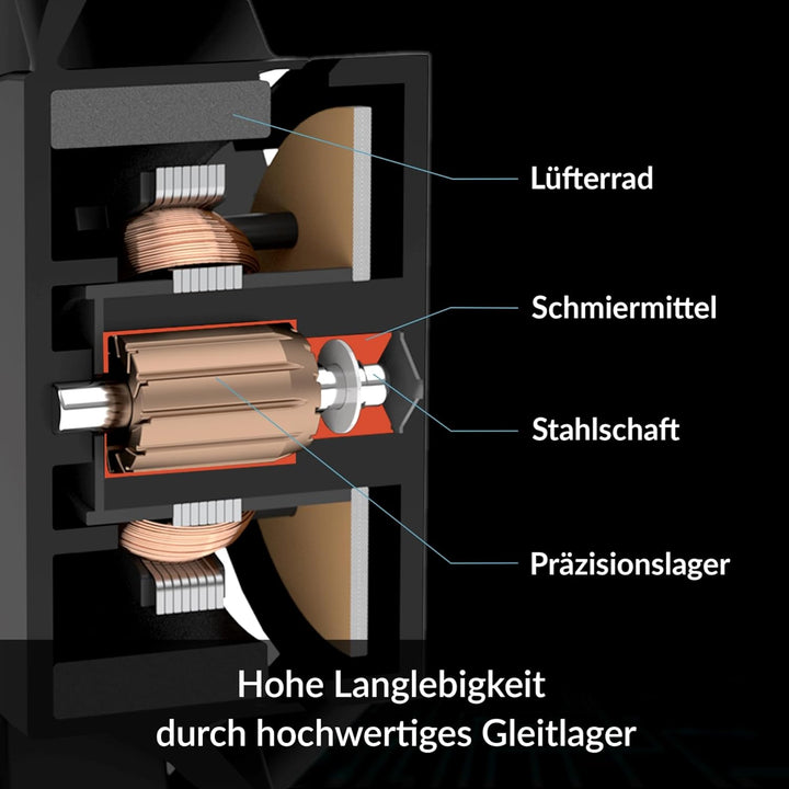 ARCTIC P12 Max - PC Lüfter, High-Performance 120 mm Gehäuselüfter, PWM-gesteuerte 400-3300 rpm, Opti