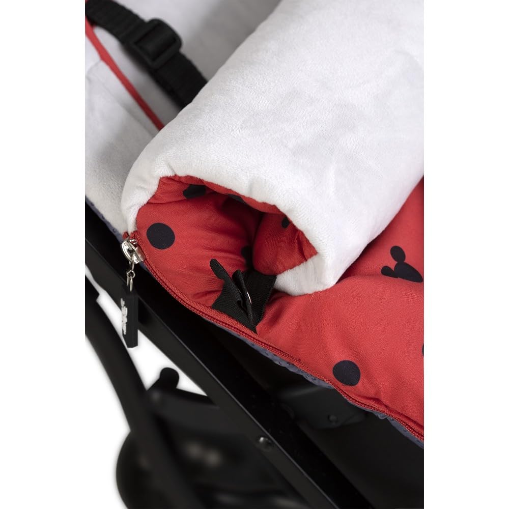 Interbaby WinterFusssack"Disney Mickey Topos" für Kinderwagen rot